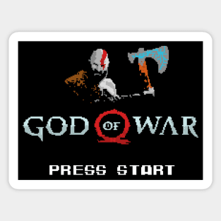 God of War 8 bits Sticker